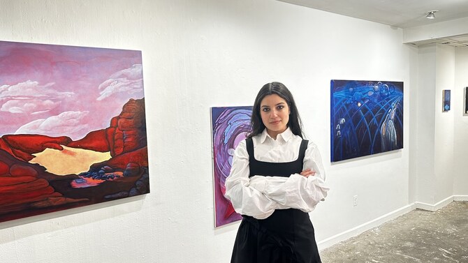 Saudi-Spanish Artist Hana Maatouk Discusses Her Debut Solo Show ‘Worlds Within’